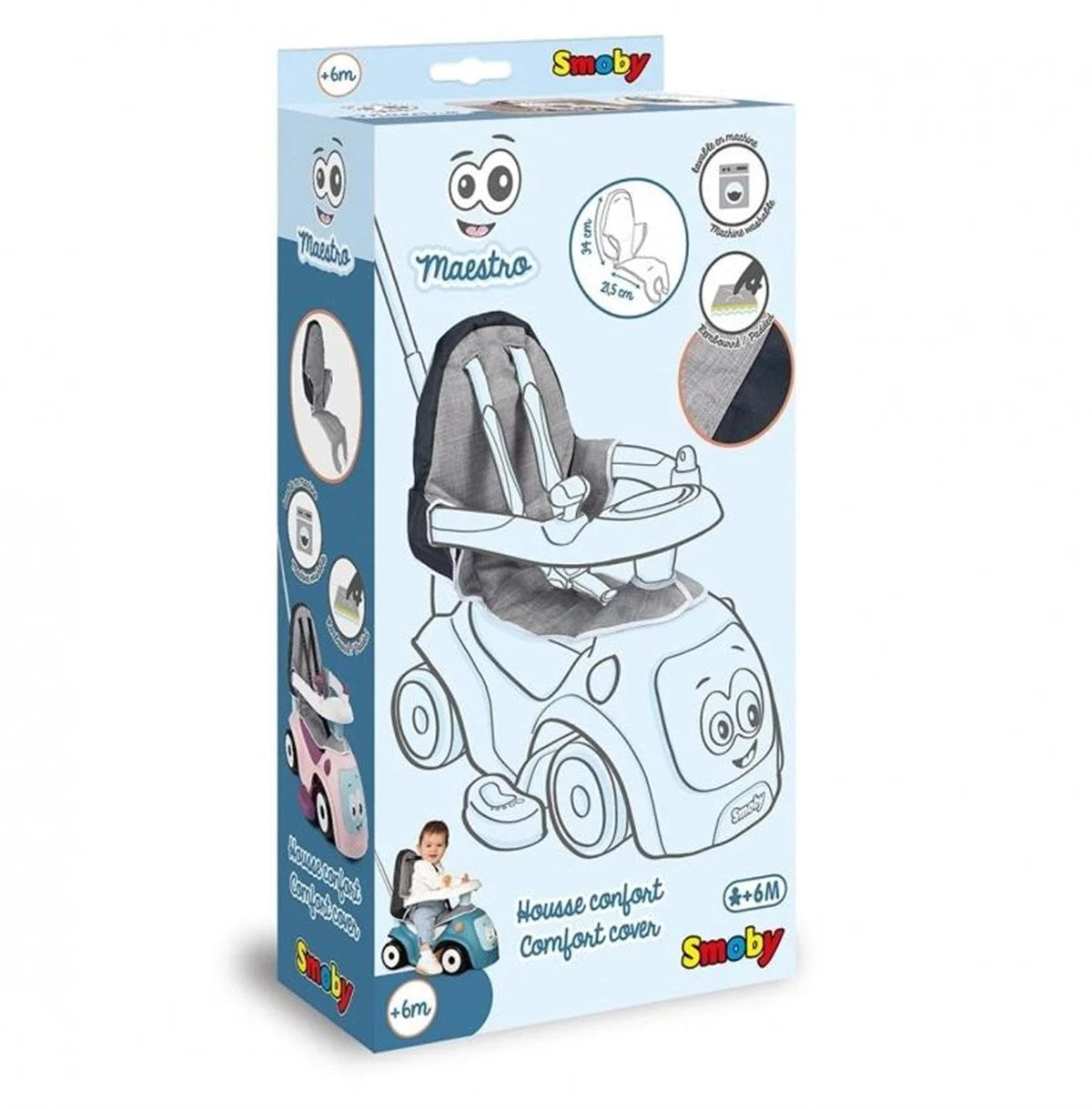 Smoby 3ü 1 Arada Maestro Araç Koltuk Örtüsü 720901 | Toysall