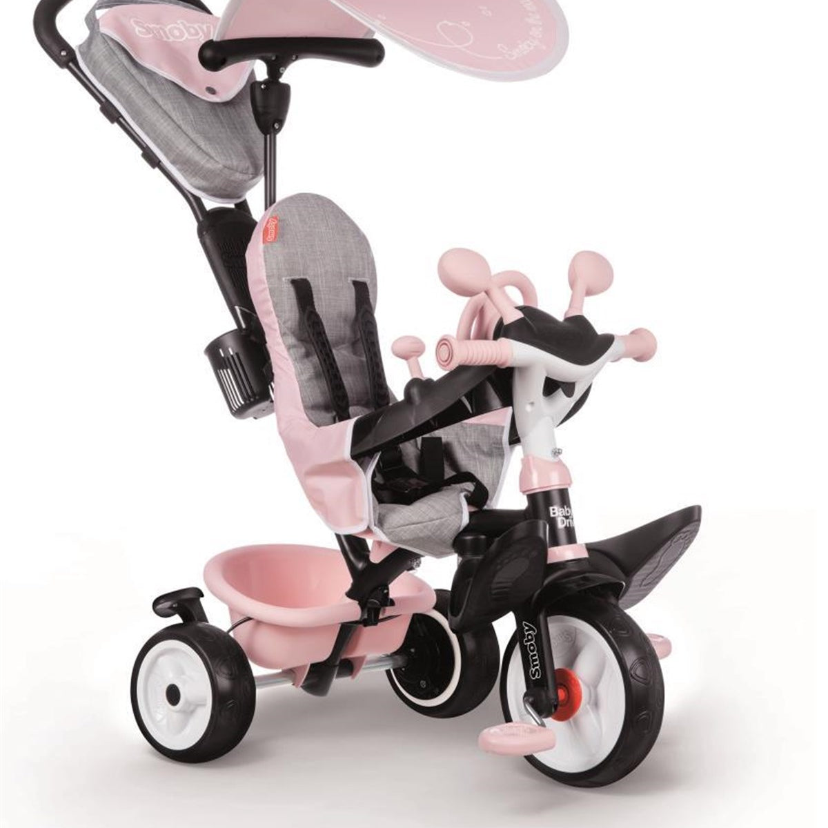 Smoby Baby Driver Comfort 3'ü1 Arada Bisiklet Seti - Pembe 741501 | Toysall
