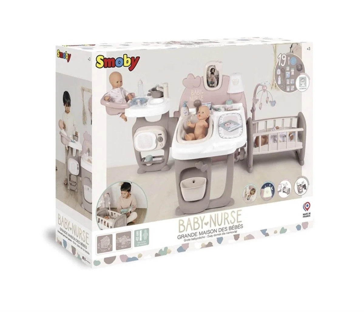 Smoby Baby Nurse 3'ü 1 Arada Oyuncak Bebek Mega Oyun Seti 220376 | Toysall