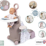 Smoby Baby Nurse 3'ü 1 Arada Oyuncak Bebek Seyahat Seti 220374 | Toysall