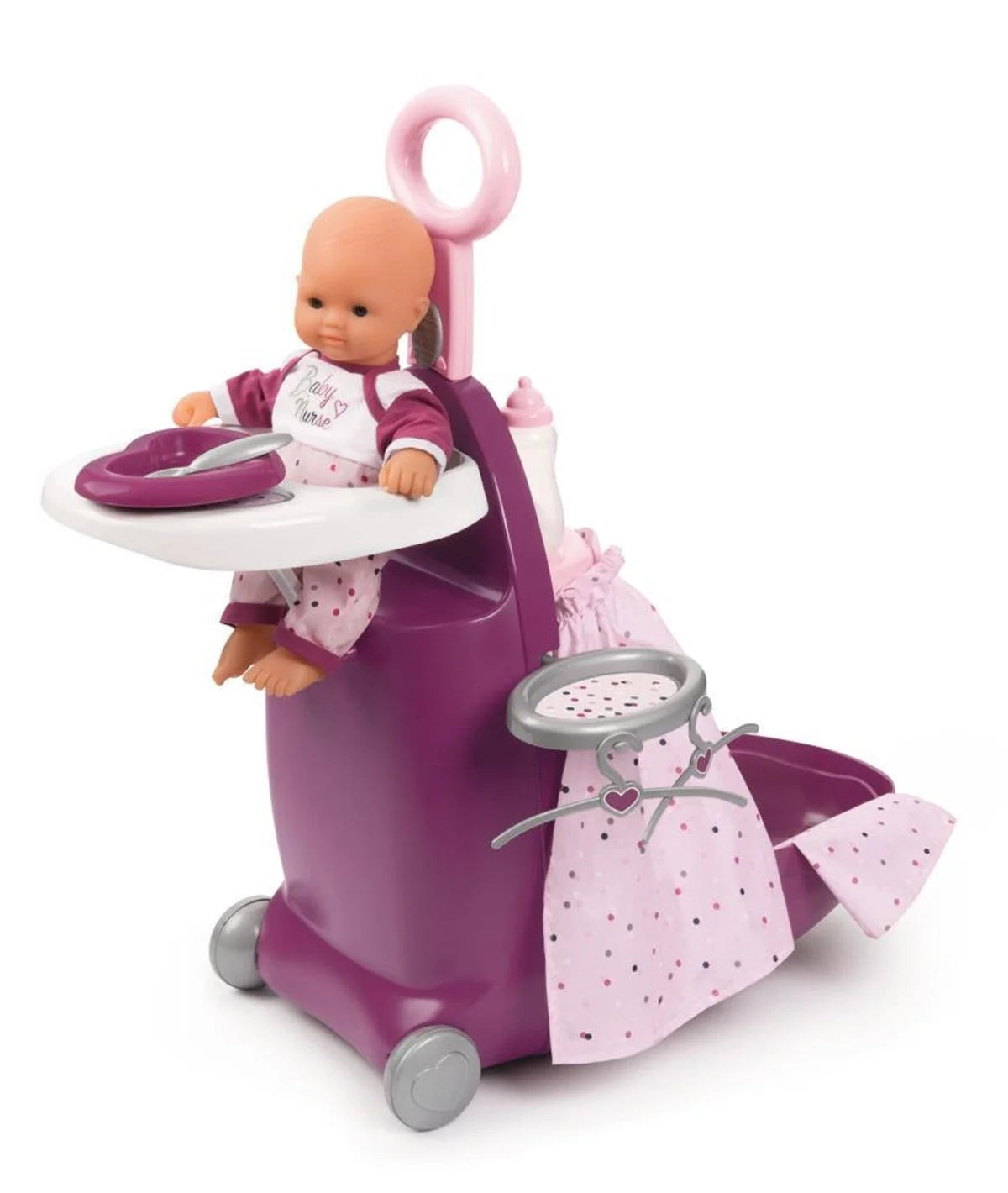 Smoby Baby Nurse 3'ü1 Arada Oyuncak Bebek Seyahat Seti 220346 | Toysall