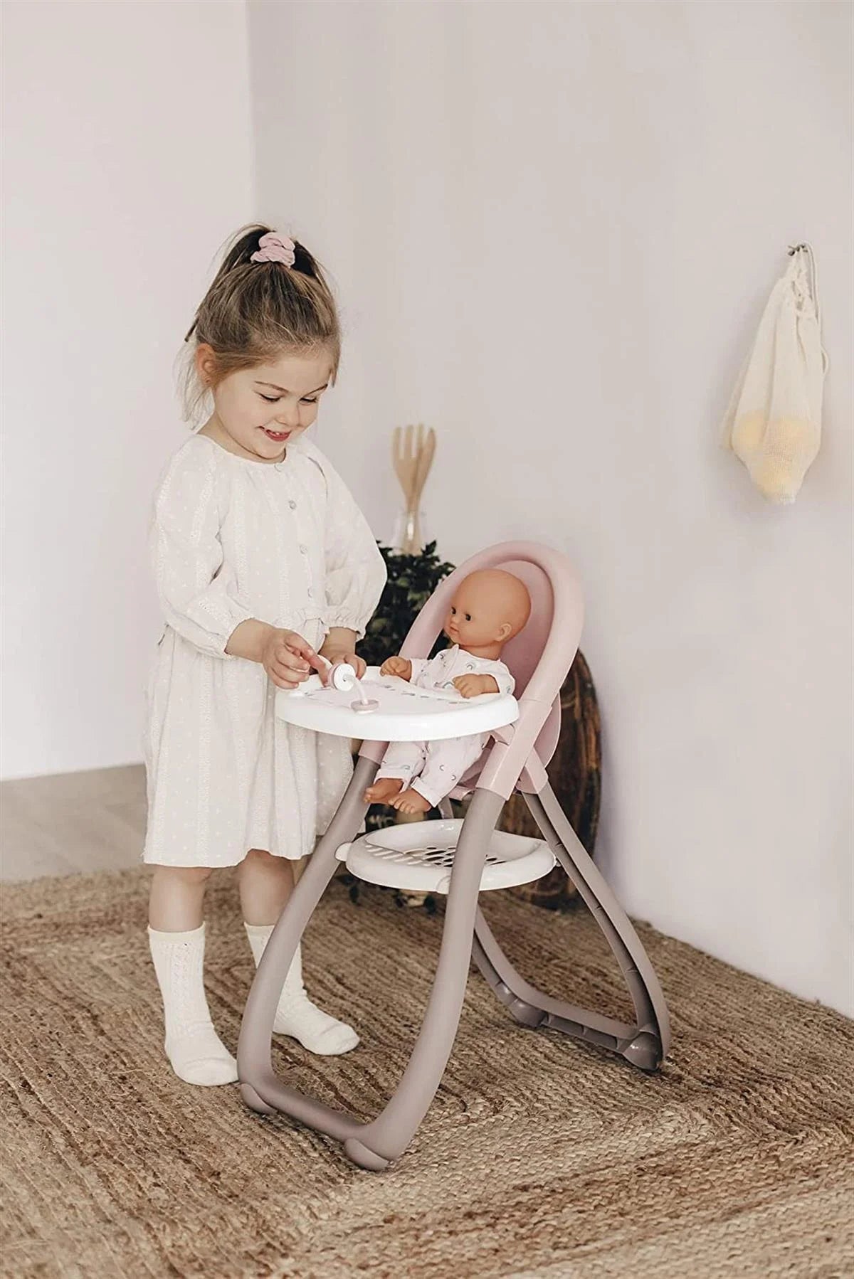 Smoby Baby Nurse Bebek Mama Sandalyesi Leylak-Gri 220370 | Toysall