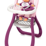 Smoby Baby Nurse Bebek Mama Sandalyesi Pembe-Mor 220342 | Toysall