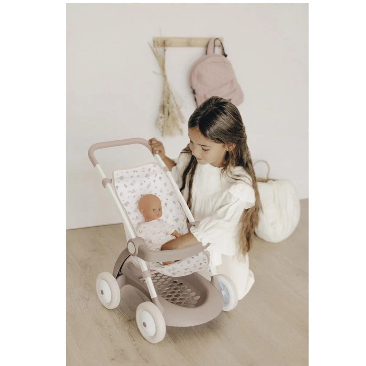 Smoby Baby Nurse Chulli Pop Oyuncak Bebek Arabası Leylak-Gri 254018 | Toysall