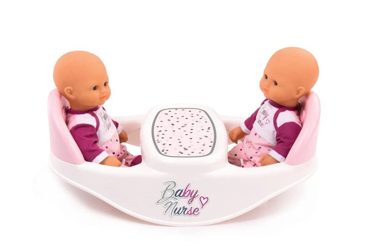 Smoby Baby Nurse İkiz Bebek Oyuncak Mama Sandalyesi 220344 | Toysall