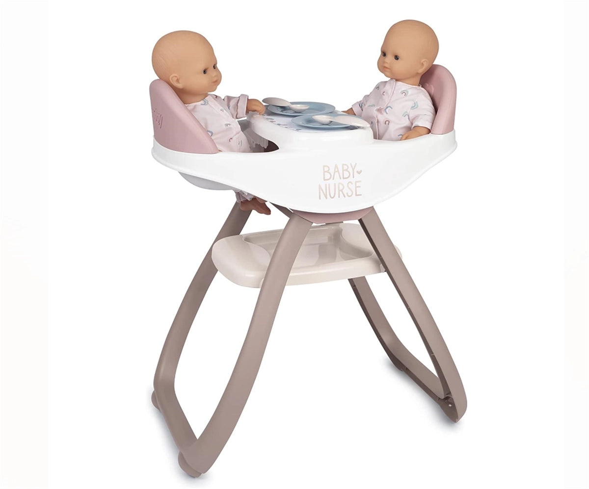 Smoby Baby Nurse İkiz Bebek Oyuncak Mama Sandalyesi 220371 | Toysall