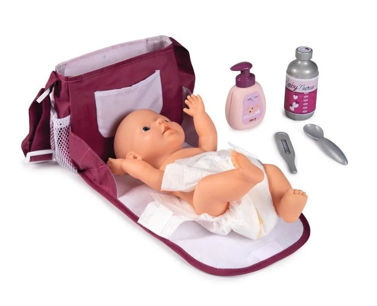 Smoby Baby Nurse Oyuncak Bebek Bezi Değiştirme Çantası 220363 | Toysall