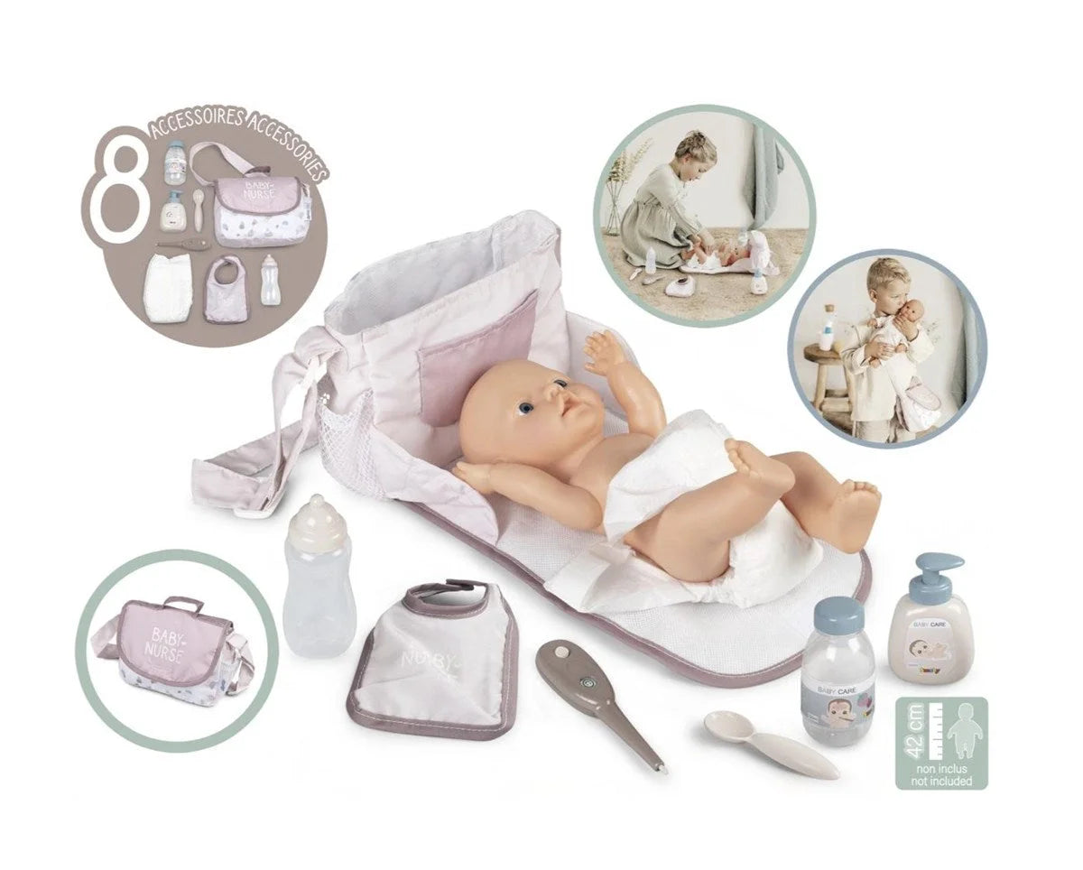 Smoby Baby Nurse Oyuncak Bebek Bezi Değiştirme Çantası 220369 | Toysall