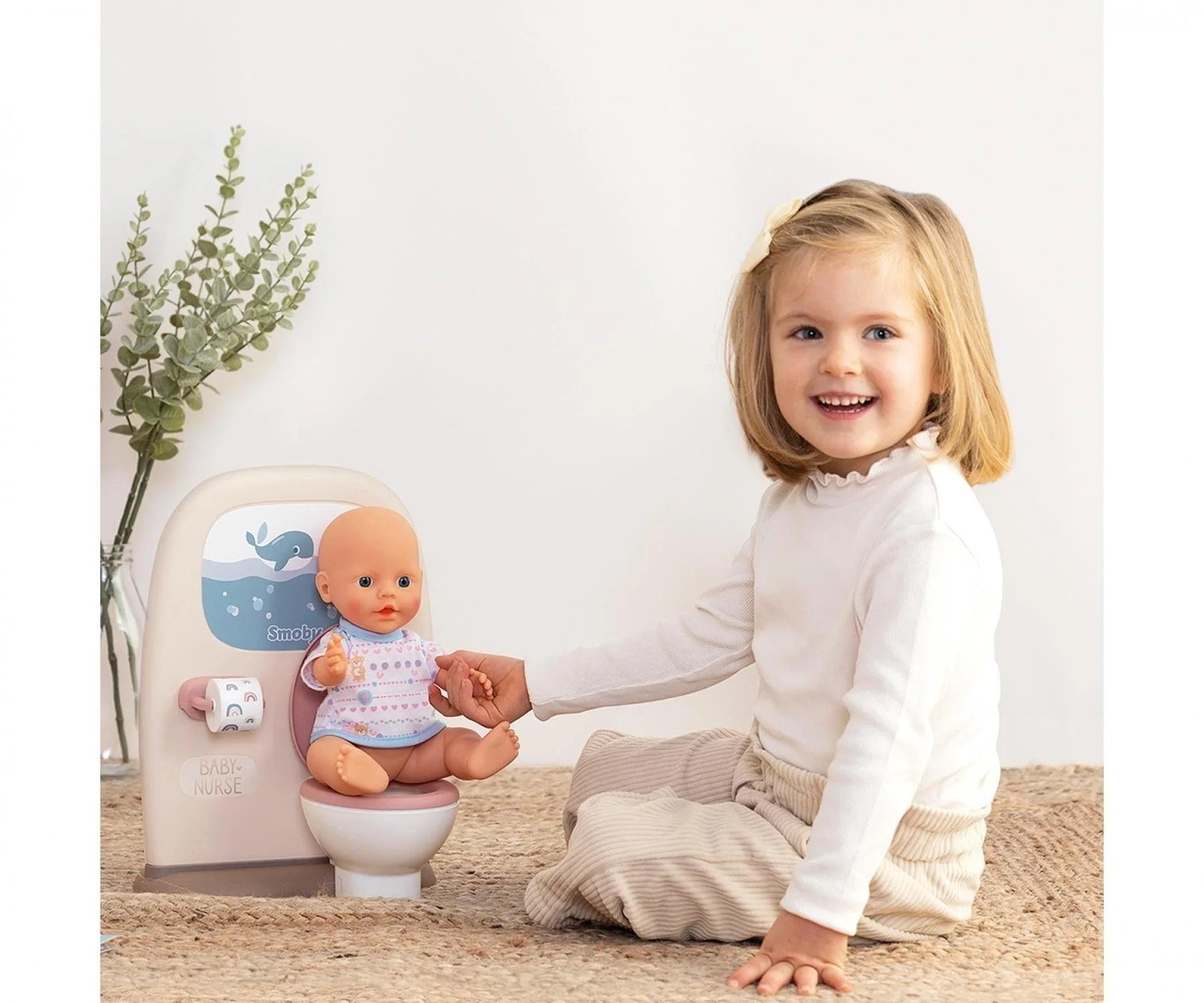 Smoby Baby Nurse Tuvalet ve Lavabo Seti 220380 | Toysall