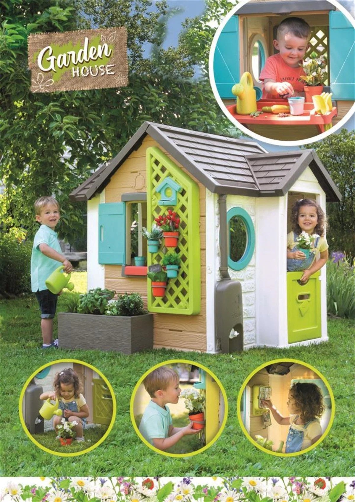 Smoby Bahçe Oyun Evi 810405 | Toysall