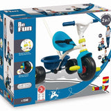 Smoby Be Fun Üç Tekerlekli Bisiklet Seti - Mavi  740323