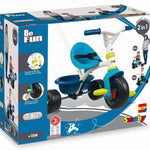 Smoby Be Fun Üç Tekerlekli Bisiklet Seti - Mavi  740323 | Toysall