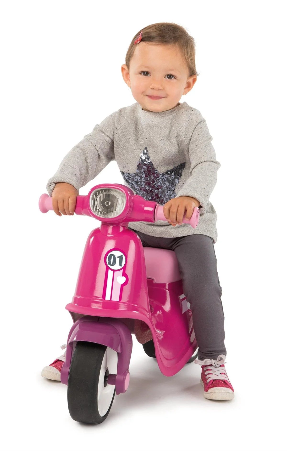 Smoby Bingit Scooter Motor - Pembe 721002 | Toysall