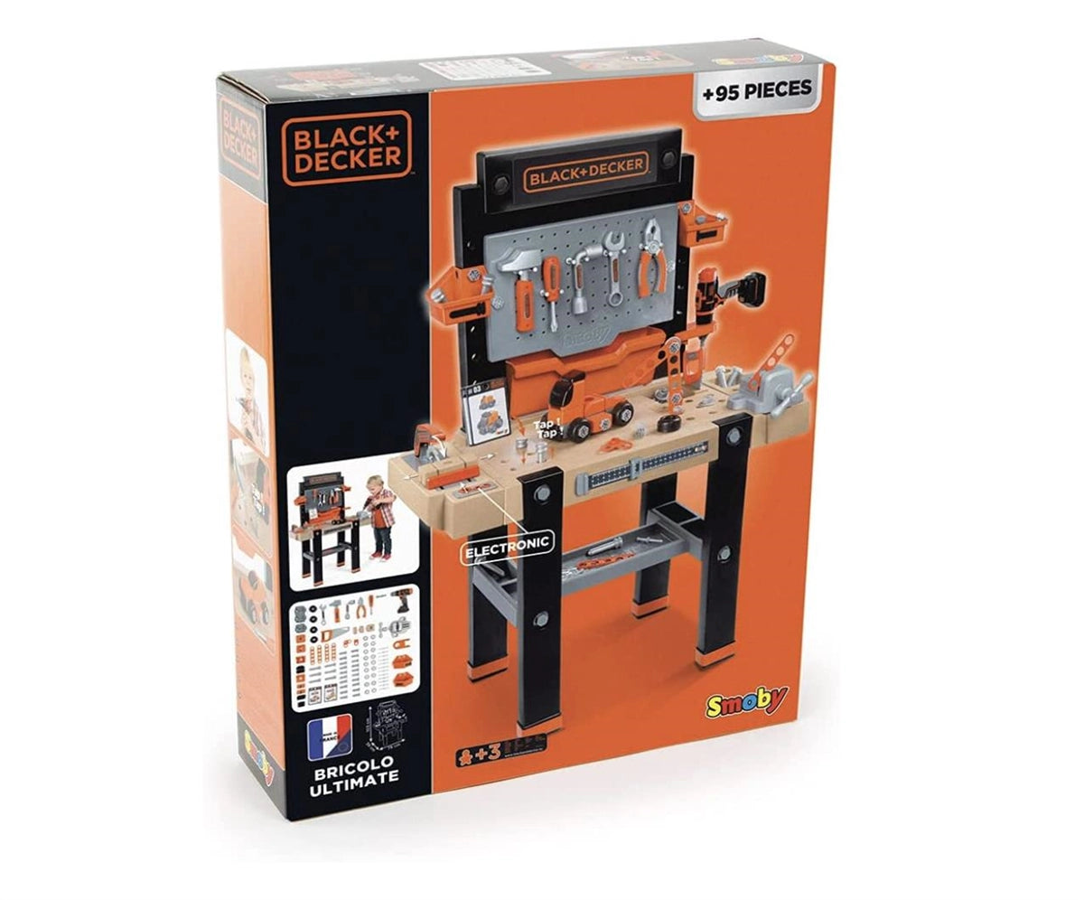 Smoby Black & Decker Büyük Çalışma Tezgahı 360702 | Toysall