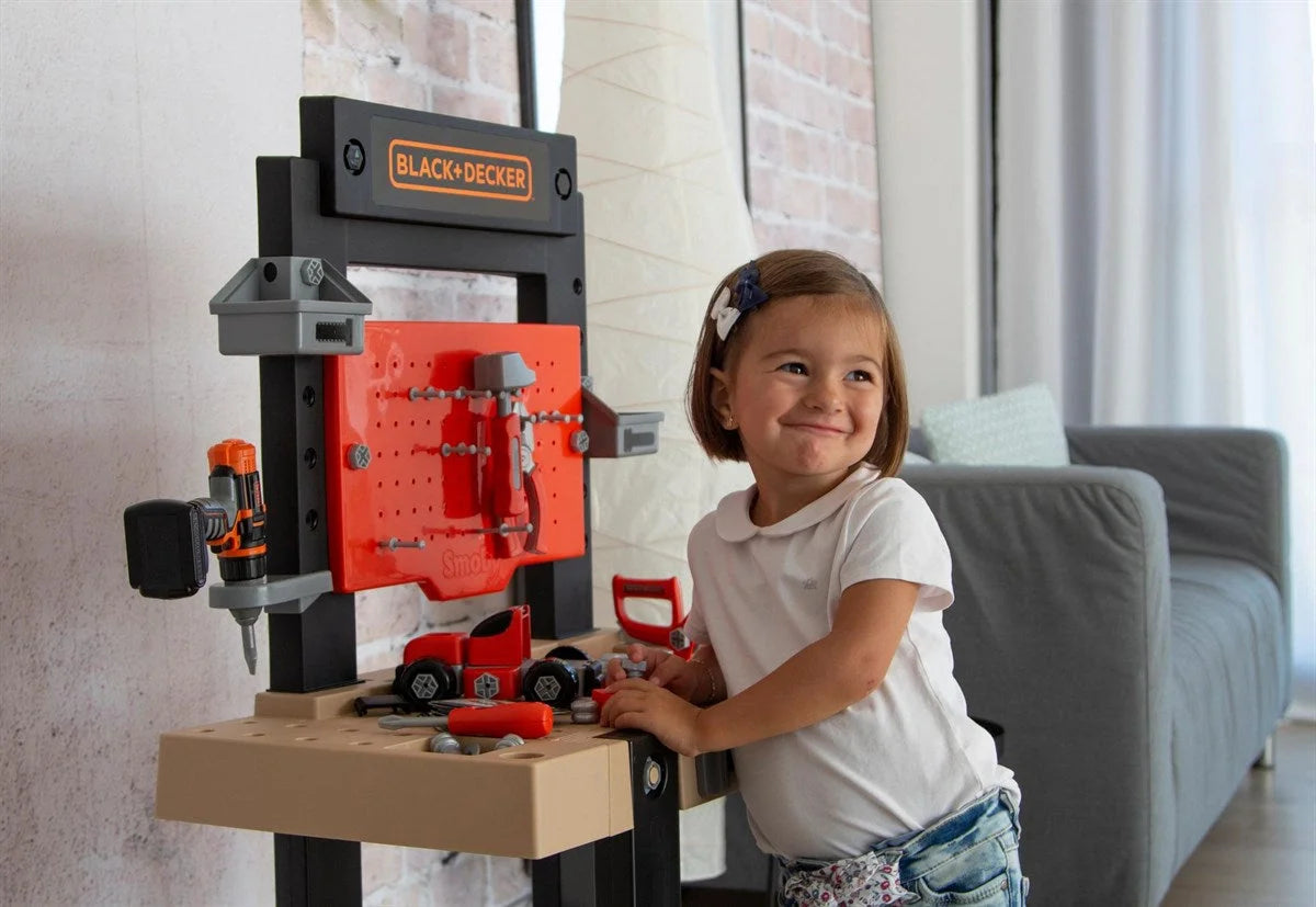 Smoby Black & Decker Büyük Tamir Tezgahı Oyun Seti 360701 | Toysall