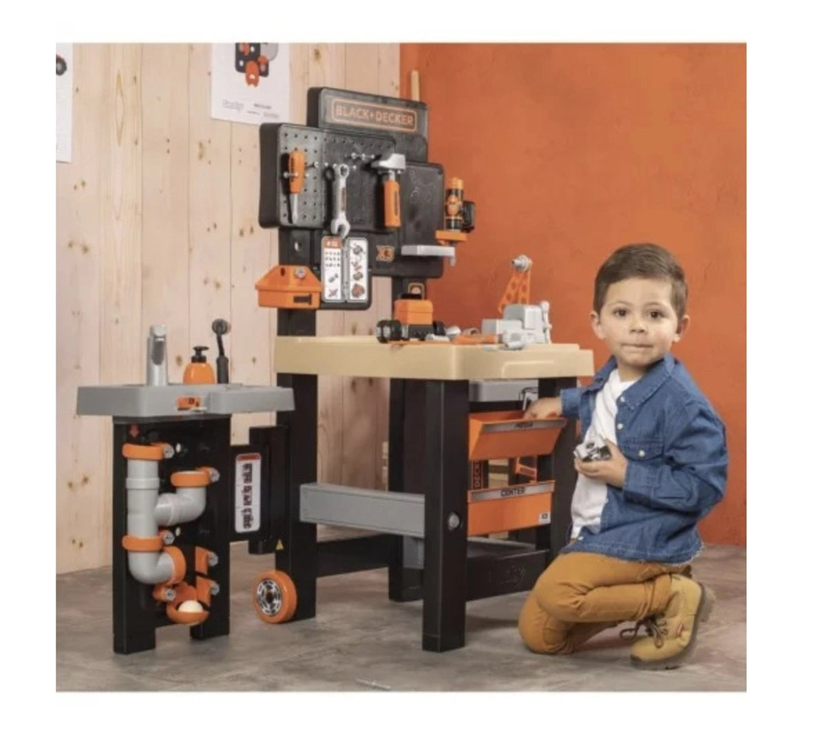 Smoby Black & Decker Mega Tamir Tezgâhı 360726 | Toysall