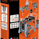 Smoby Black & Decker Oyuncak Alet Takımı ve  Tekerlekli Çalışma Tezgahı 360202 | Toysall