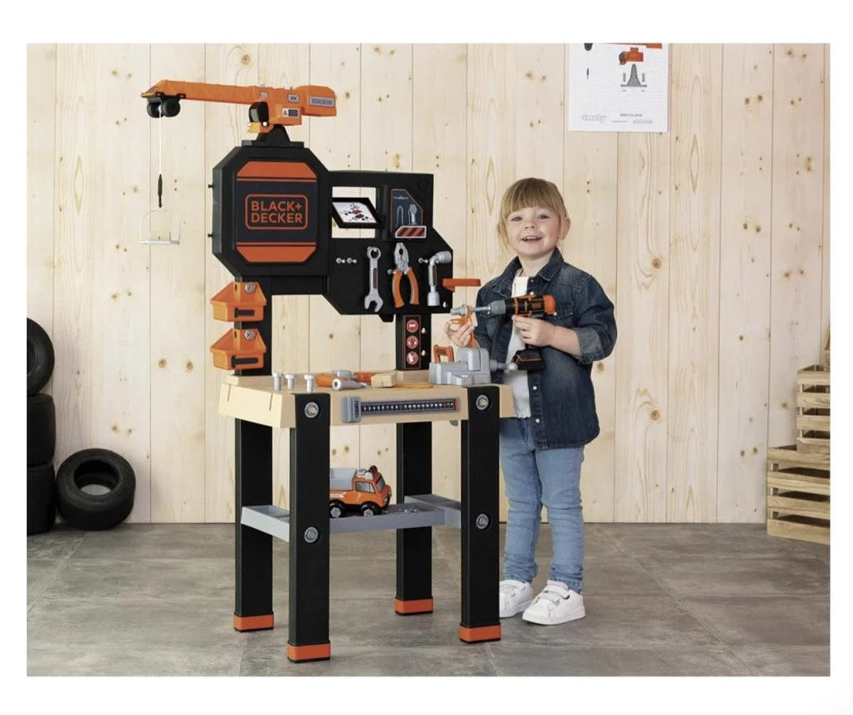 Smoby Black & Decker Vinçli Çalışma Tezgahı 360731 | Toysall