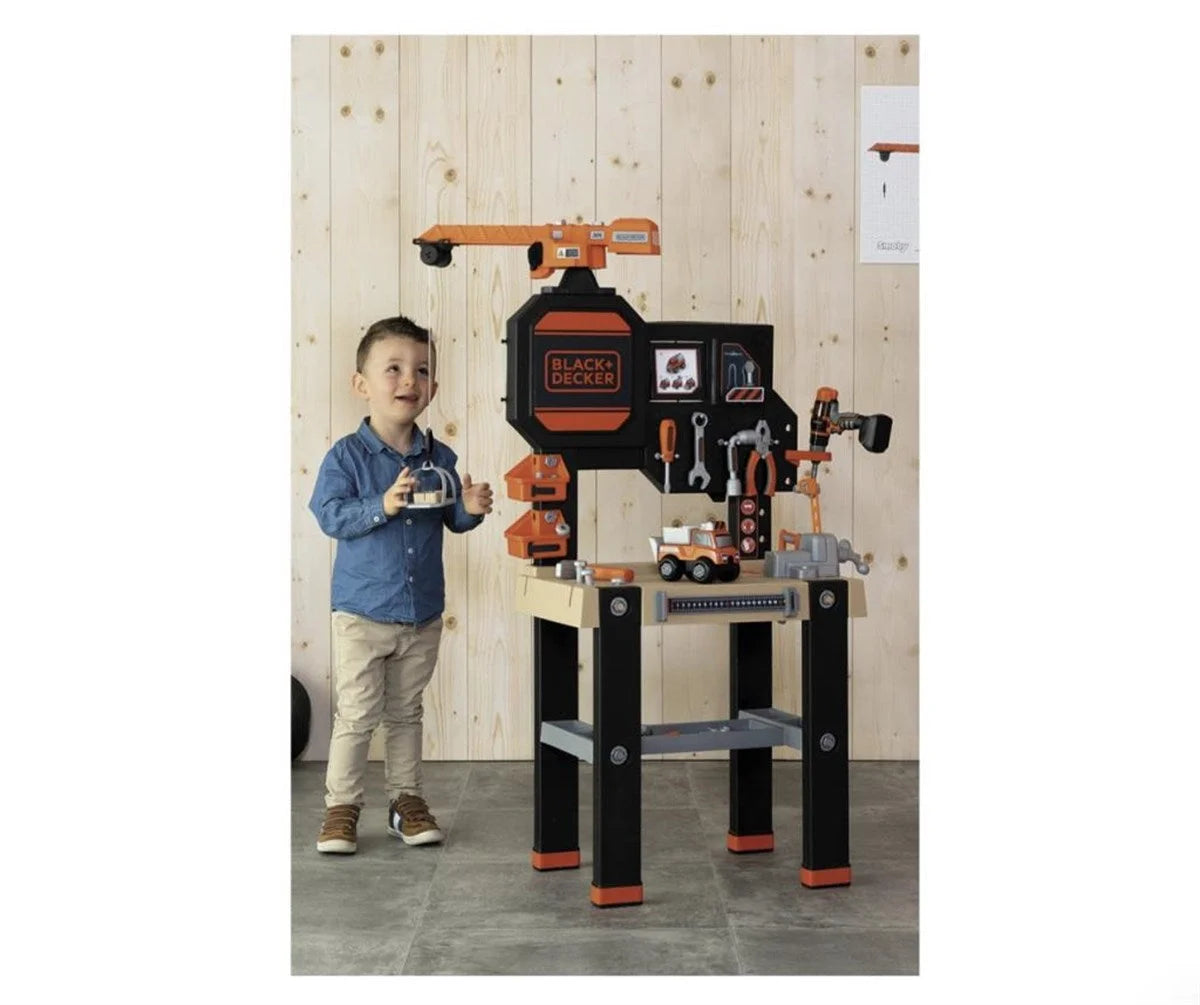 Smoby Black & Decker Vinçli Çalışma Tezgahı 360731 | Toysall