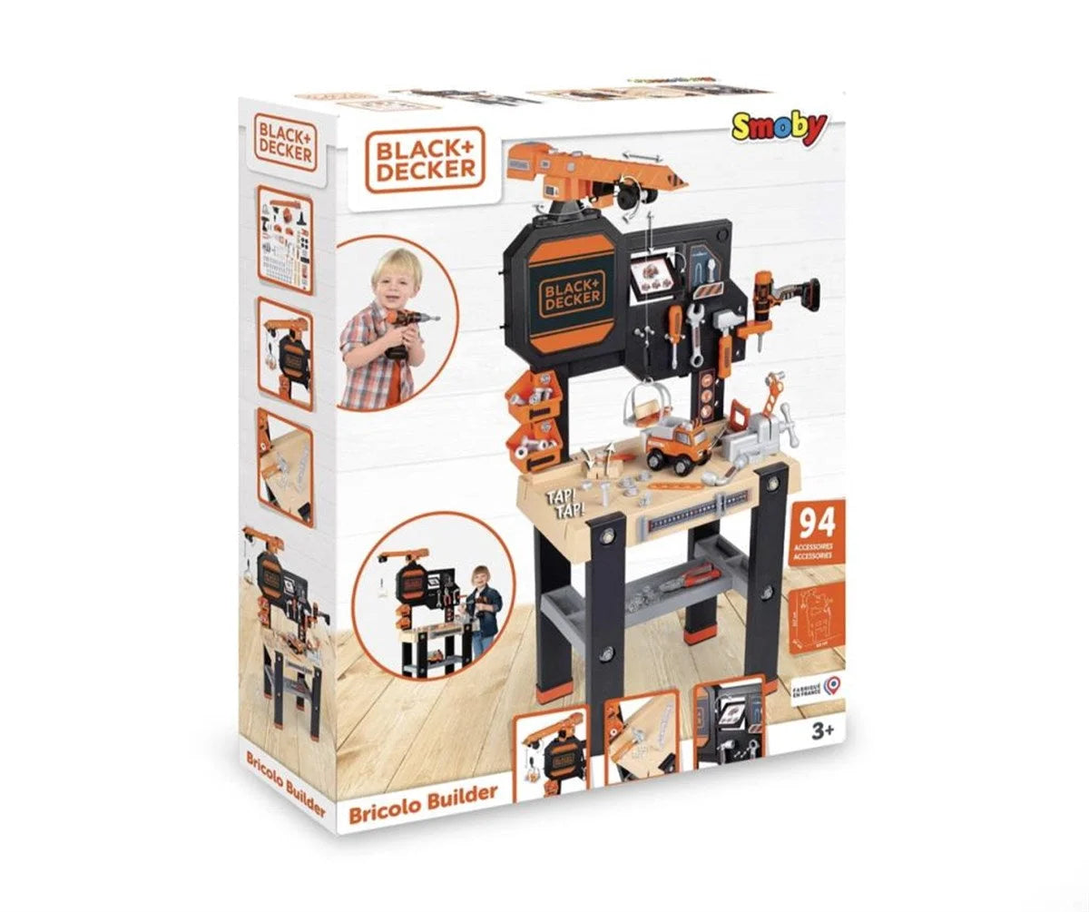 Smoby Black & Decker Vinçli Çalışma Tezgahı 360731 | Toysall