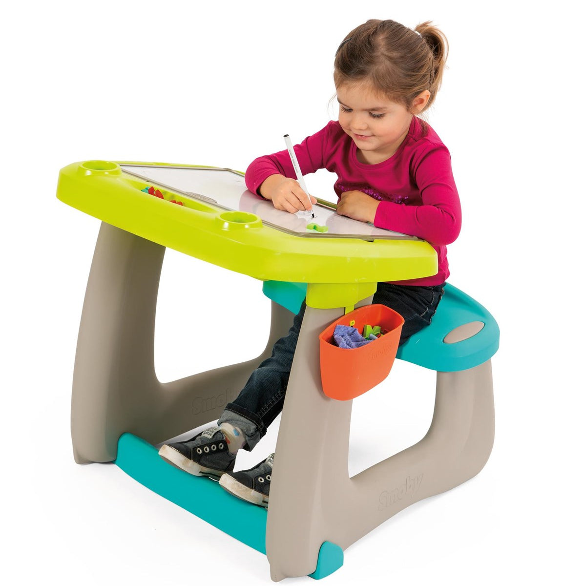Smoby Çocuk Çalışma Masası - Çift Taraflı  (Manyetik ve Tebeşirli) 420103 | Toysall