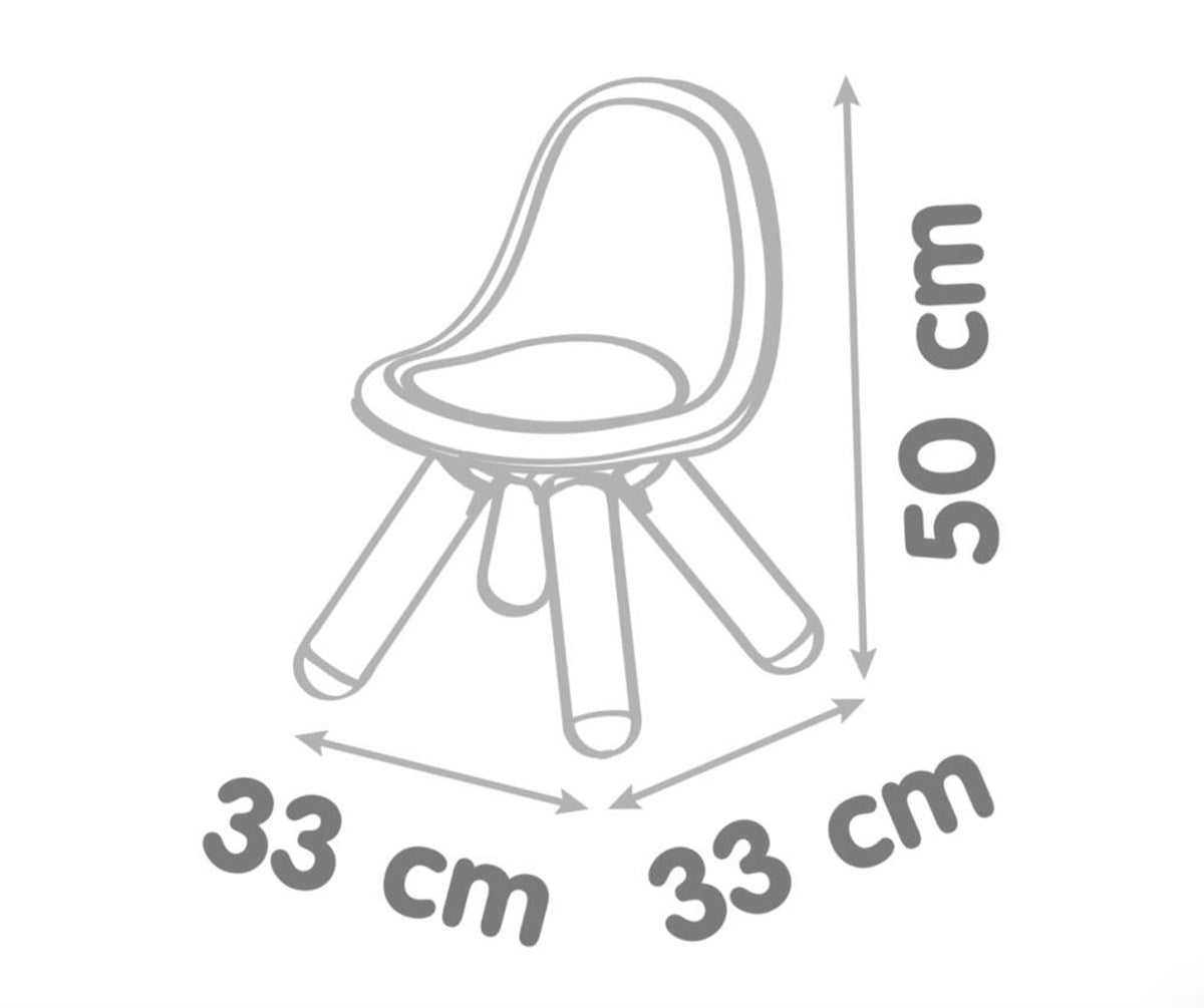 Smoby Çocuk Sandalyesi - Mavi ve Beyaz 880112 | Toysall