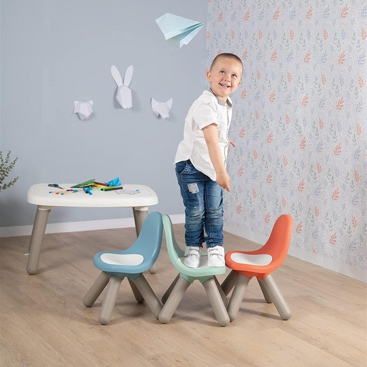 Smoby Çocuk Sandalyesi - Pastel Kırmızı 880107 | Toysall