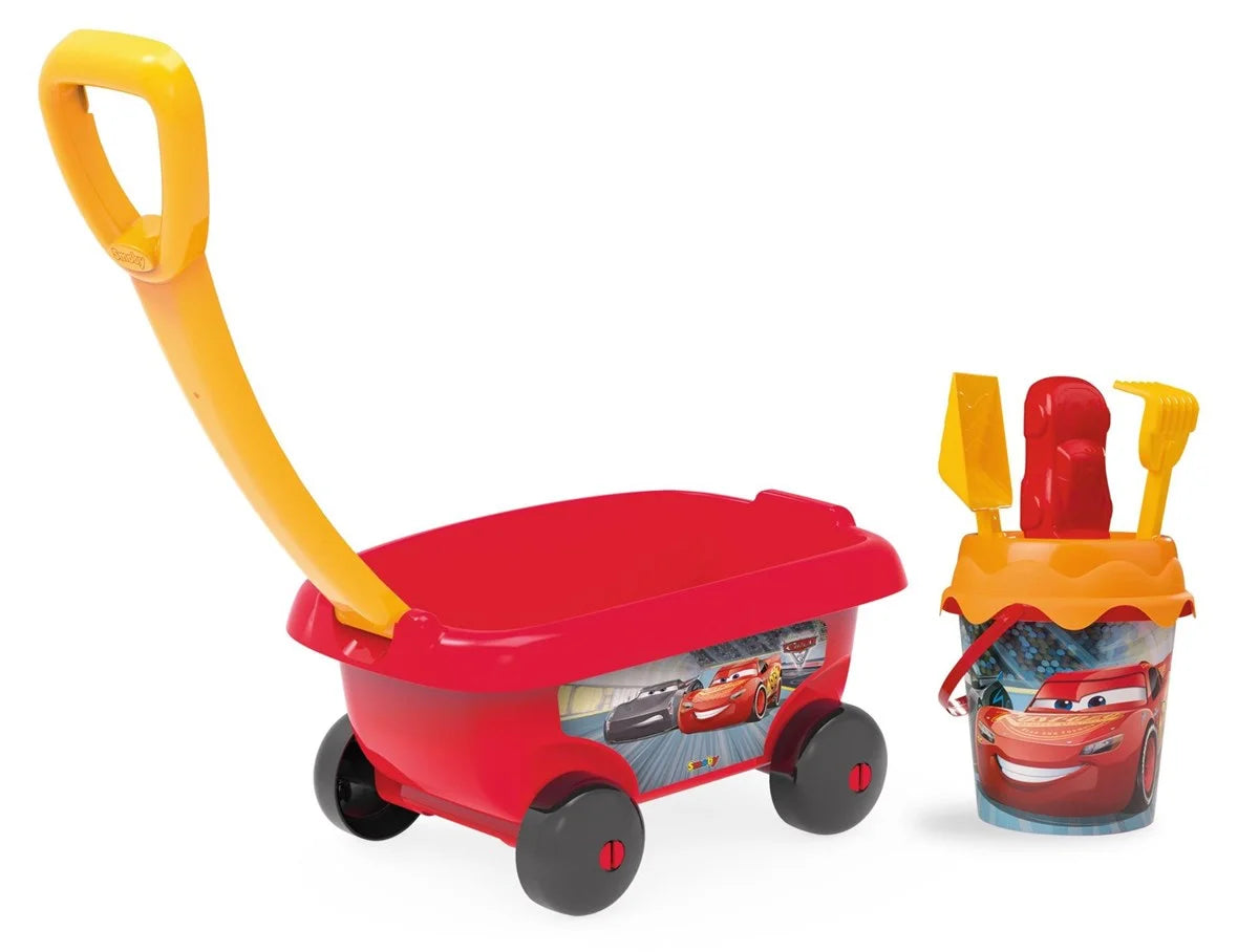 Smoby Disney Cars 3 Plaj Kovası Seti ve Çek Çek  Araba Kum Oyun Seti 867000 | Toysall