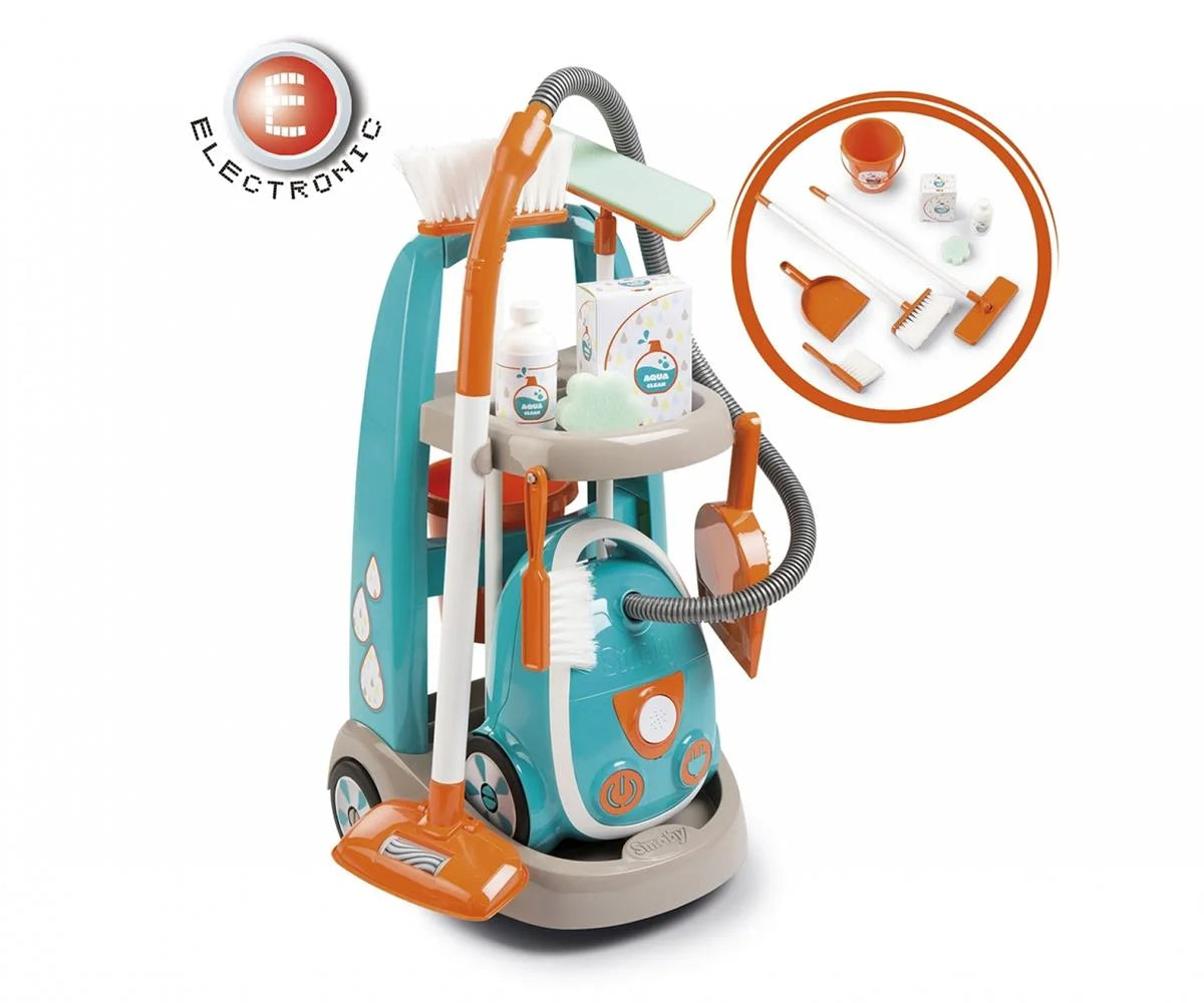 Smoby Elektrik Süpürgeli Temizlik Seti 330309 | Toysall