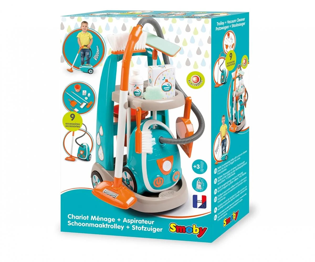 Smoby Elektrik Süpürgeli Temizlik Seti 330309 | Toysall