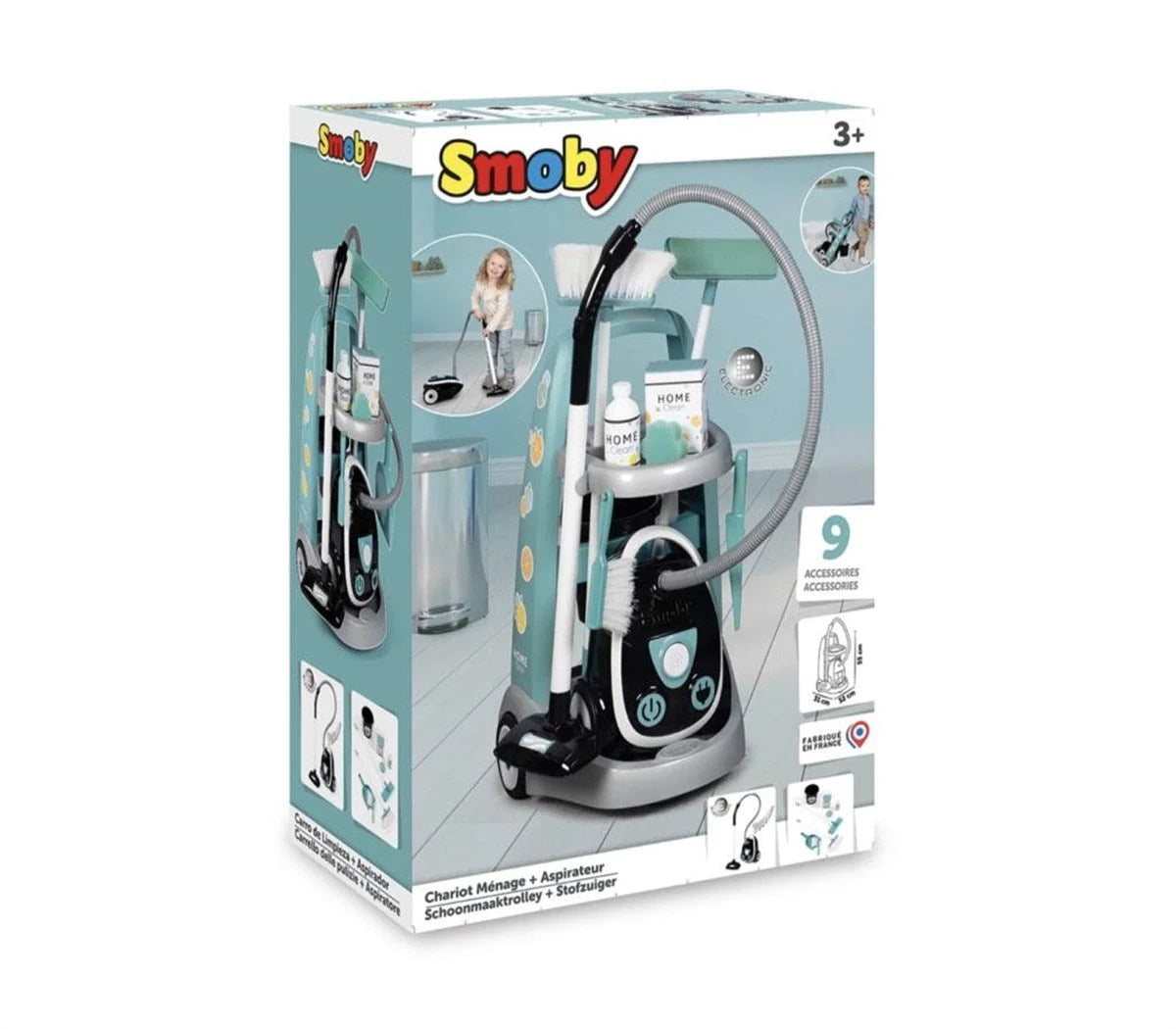 Smoby Elektrik Süpürgeli Temizlik Seti 330316 | Toysall