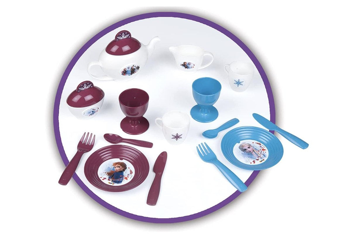Smoby Frozen Servis Arabası, Çay ve Kahvaltı Oyun  Seti 310517 | Toysall