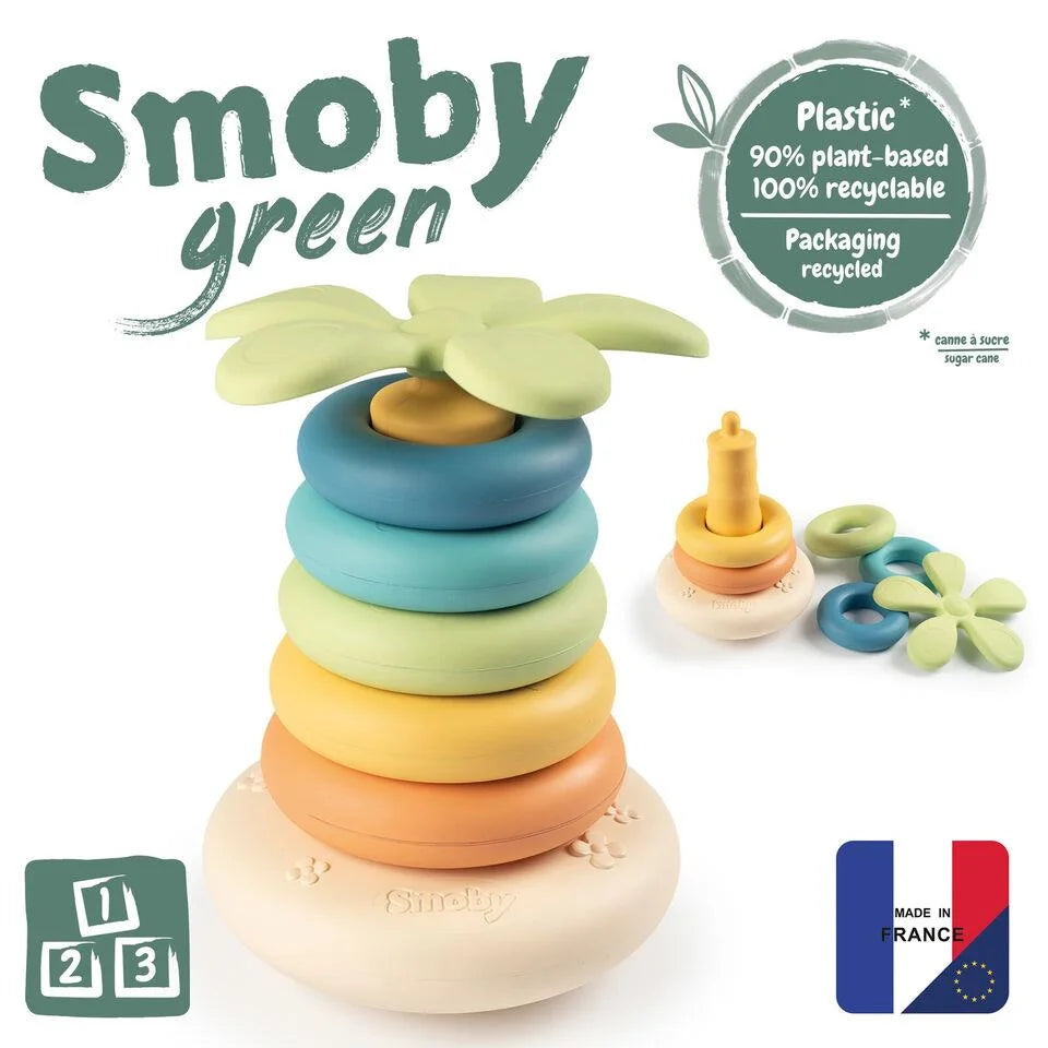 Smoby Green Roly Poli Piramit 181202 | Toysall