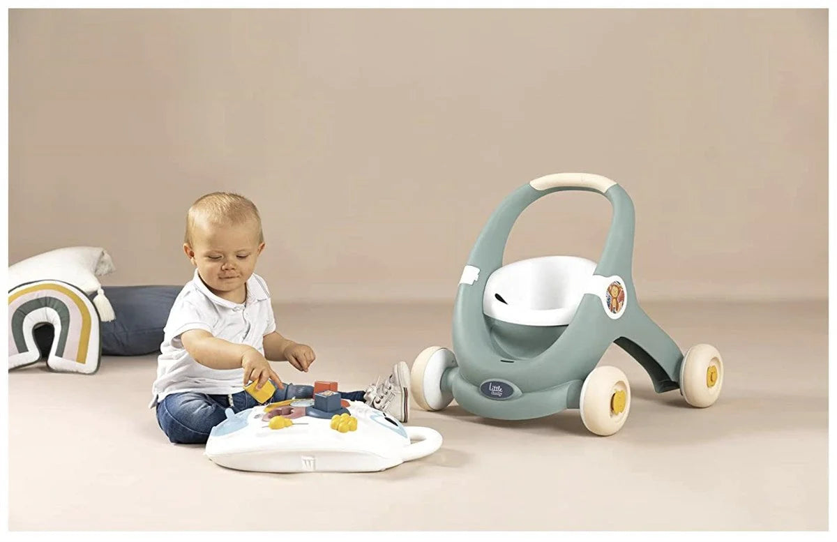 Smoby Little Smoby 3 ü 1 arada Eğitici ve Öğretici Eğlenceli Trotty Yürüteç 140304 | Toysall