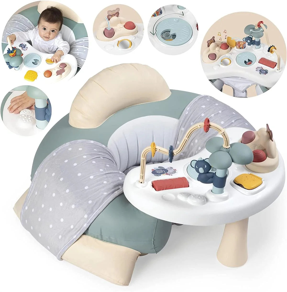 Smoby Little Smoby Cosy Aktivite Masalı Bebek Koltuğu 140103 | Toysall