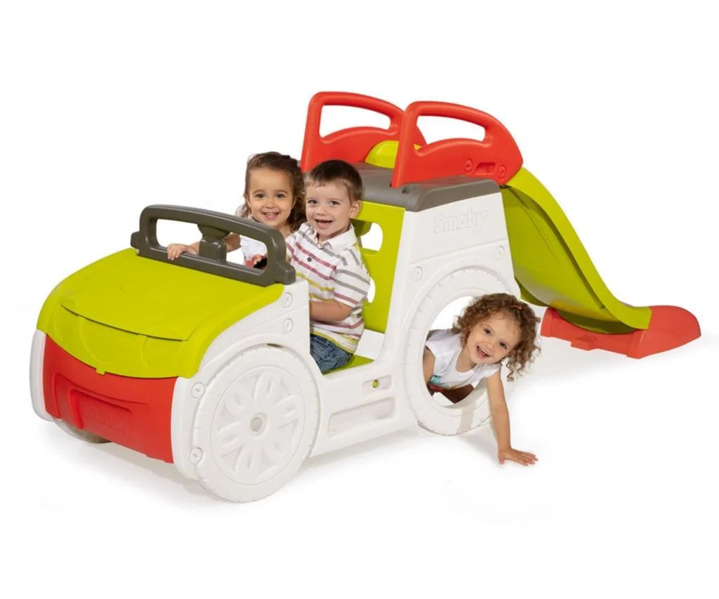 Smoby Macera Oyun Arabası,Su Bağlantılı ve Kaydıraklı 840205 | Toysall