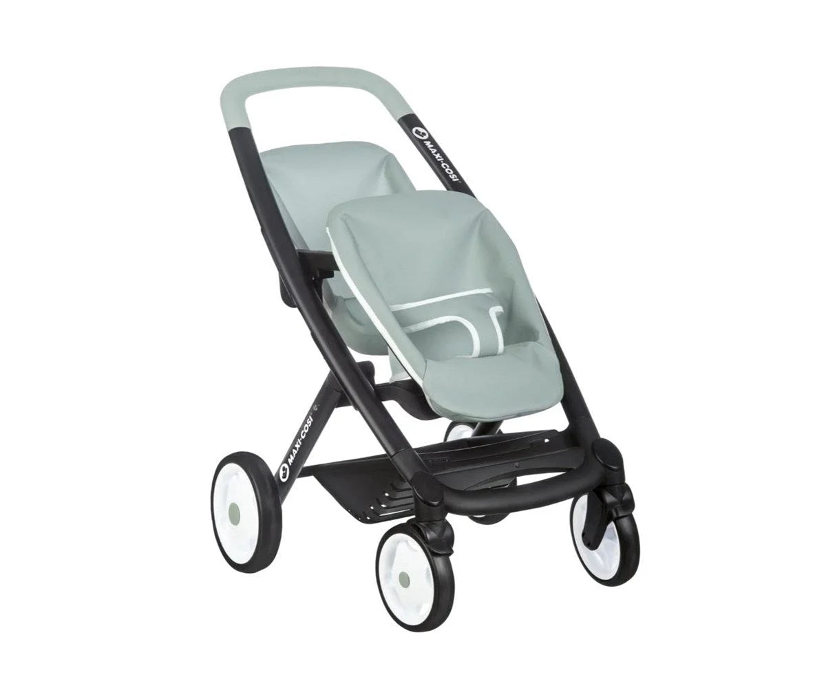 maxi cosi bebek arabası fiyatları Smoby Maxi-Cosi&Quinny Oyuncak İkiz Bebek Arabası - Adaçayı Yeşili 253220