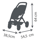 Smoby Maxi-Cosi&Quinny Oyuncak İkiz Bebek Arabası - Bej 253222