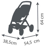 Smoby Maxi-Cosi&Quinny Oyuncak İkiz Bebek Arabası - Pembe 253221