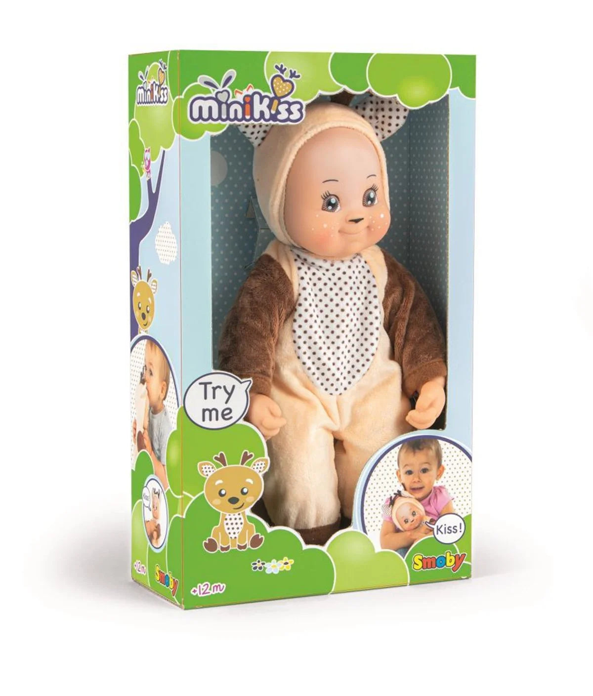 Smoby Minikiss Bebekler Serisi - Geyik Kostümlü 210121 | Toysall