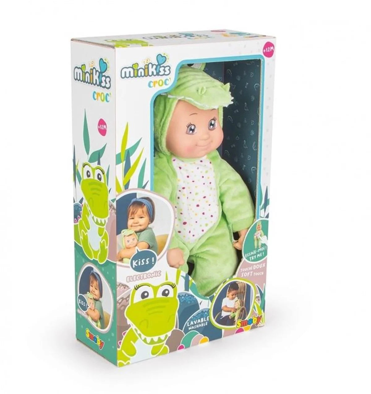 Smoby Minikiss Crunch Bebek - Timsah 210128 | Toysall