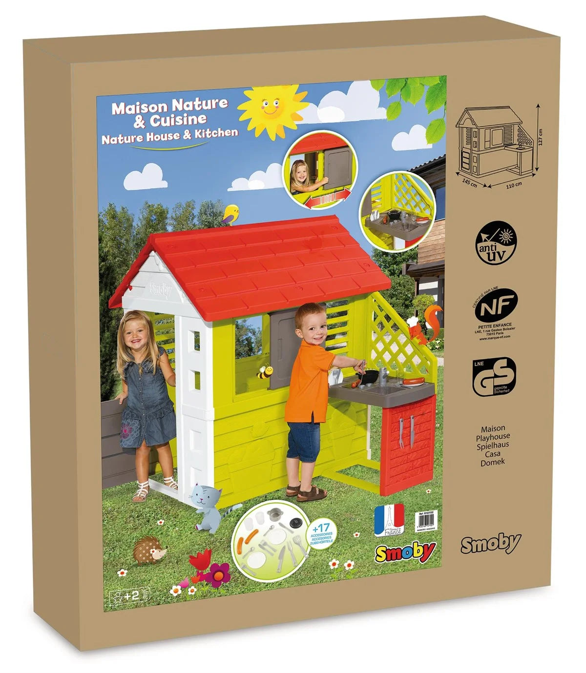 Smoby Mutfaklı Doğa Oyun Evi 810713 | Toysall