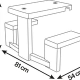 Smoby Oyun Evleri Aksesuarı - Piknik Masası 810920W
