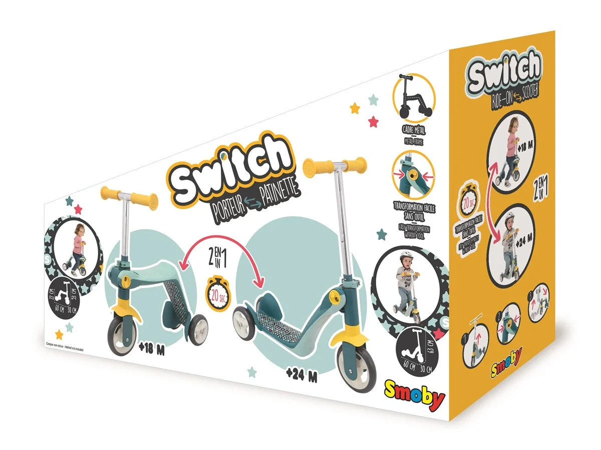 Smoby Reversible 2'si 1 Arada Scooter 750612 | Toysall