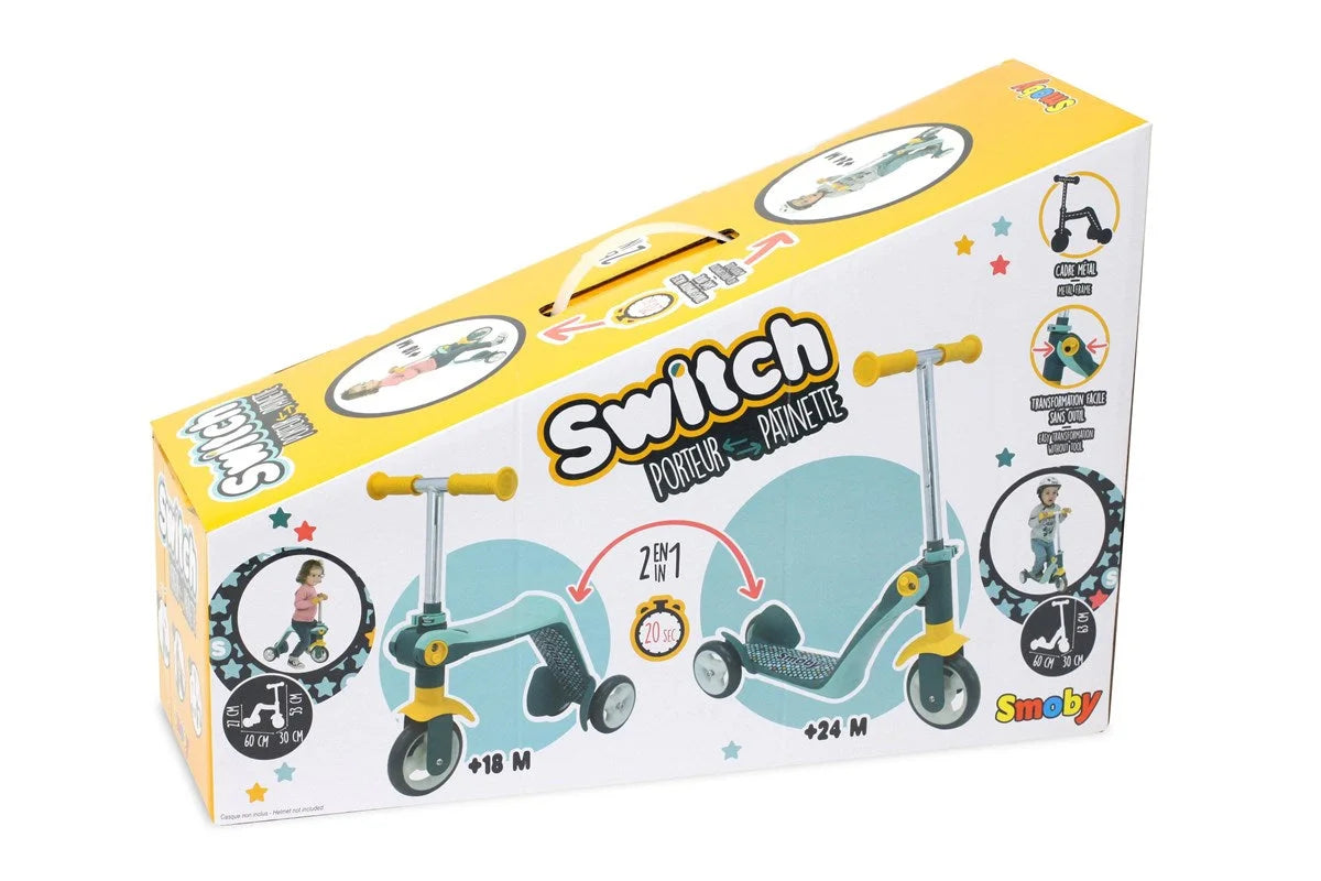 Smoby Reversible 2'si 1 Arada Scooter 750612 | Toysall