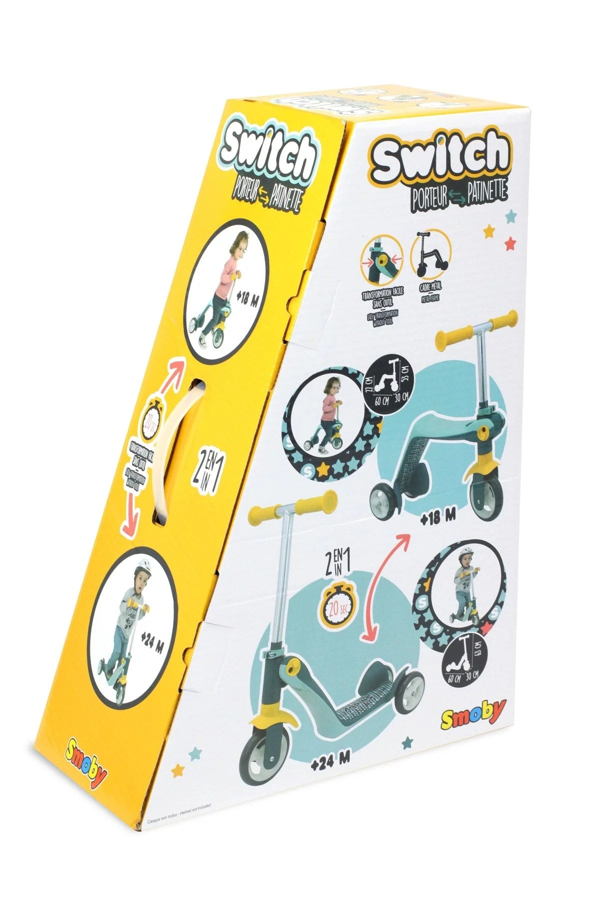 Smoby Reversible 2'si 1 Arada Scooter 750612 | Toysall