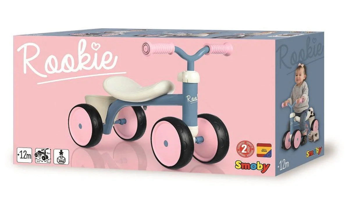 Smoby Rookie 4 Tekerlekli Bingit Bisiklet - Pembe 721401 | Toysall