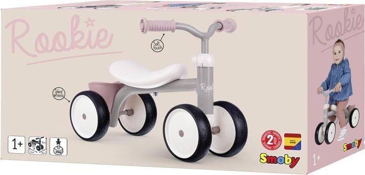 Smoby Rookie 4 Tekerlekli Bingit Bisiklet - Pembe 721405 | Toysall