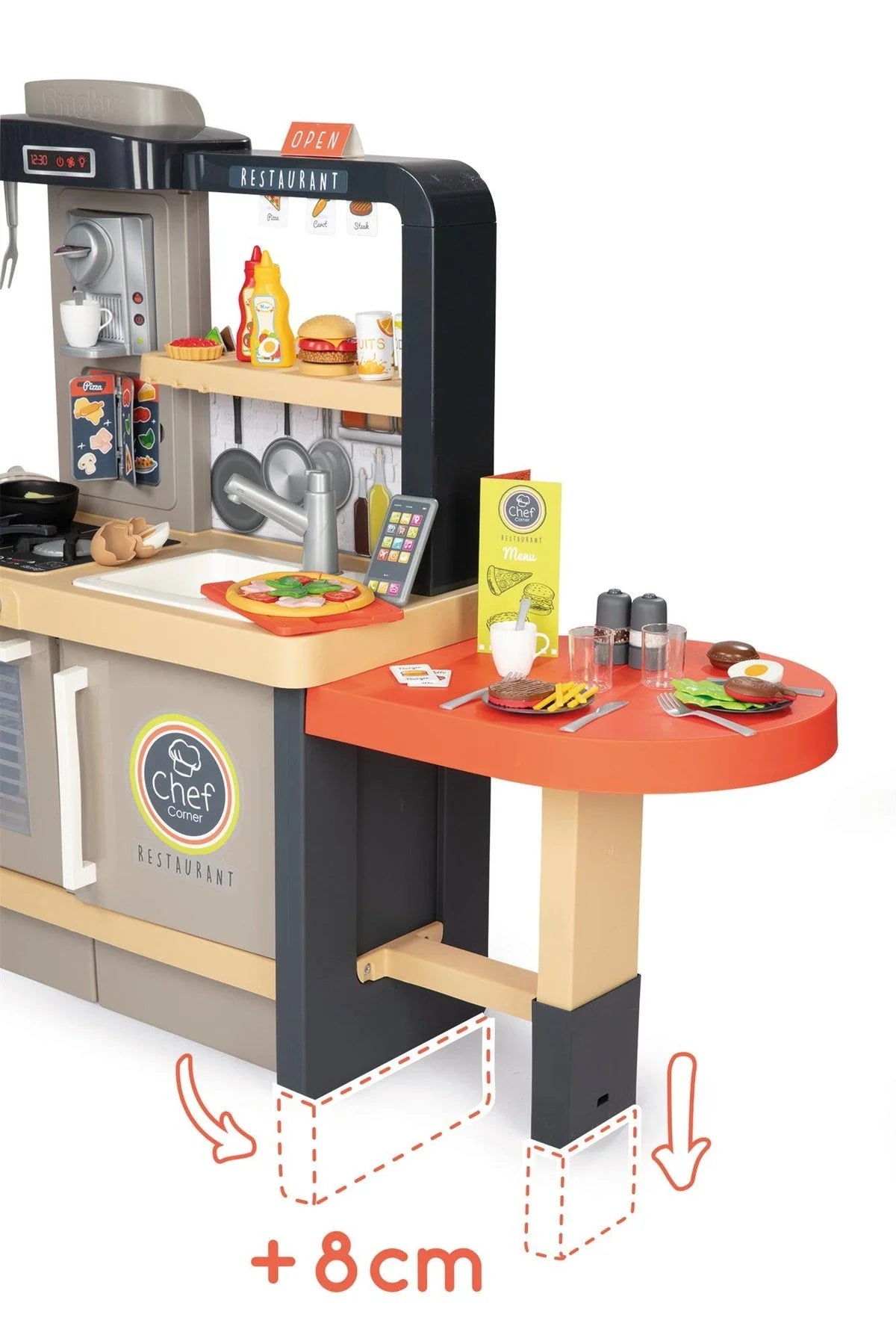 Smoby Şefin Köşe Restaurantı Mutfak Seti 312303 | Toysall