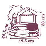 Smoby Stitch Gourmet Plaj Barı,Waffle ve Dondurma  Makinası ve Aksesuarları 312509